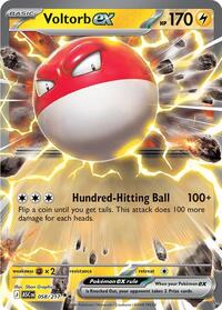 Voltorb ex - 58/217 - Holofoil - NM - Double Rare - ME: Ascended Heroes