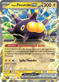 Hop's Pincurchin ex - 68/217 - Holofoil - NM - Double Rare - ME: Ascended Heroes