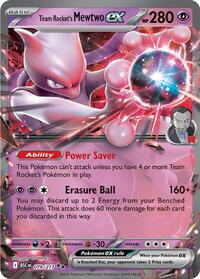 Team Rocket's Mewtwo ex - 079/217 - Holofoil - NM - Double Rare - ME: Ascended Heroes