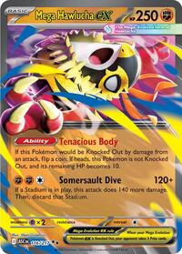Mega Hawlucha ex - 116/217 - Holofoil - NM - Double Rare - ME: Ascended Heroes