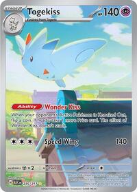 Togekiss - 235/217 - Holofoil - NM - Illustration Rare - Ascended Heroes