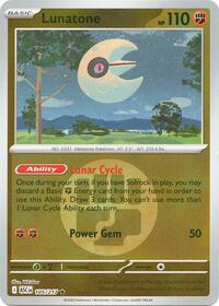 Lunatone Energy Symbol Pattern - 105 - Normal - NM - Rare - Ascended Heroes