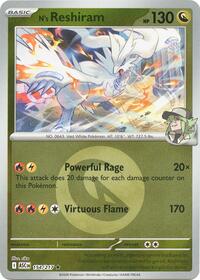 Ns Reshiram Energy Symbol Pattern - 154 - Normal - NM - Rare - Ascended Heroes