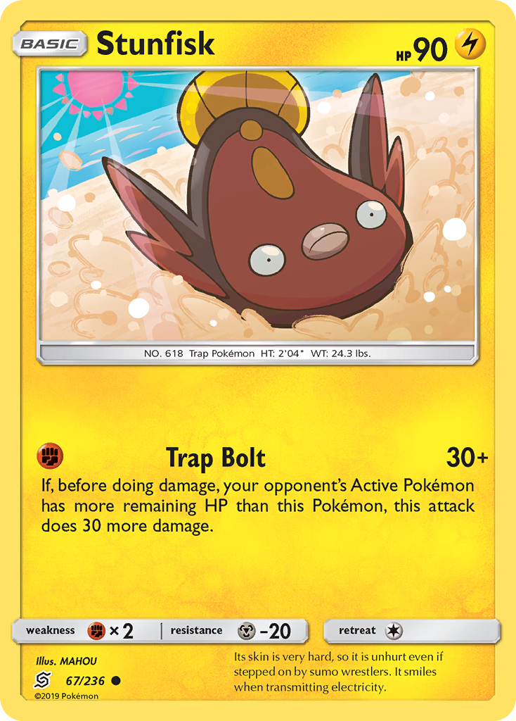 Stunfisk - 67/236 - Normal - NM - Common - Unified Minds