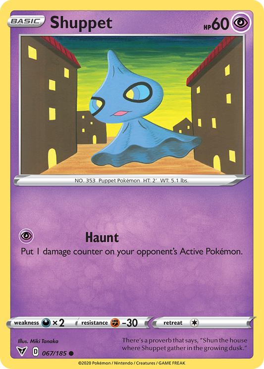 Shuppet - 67/185 - Normal - NM - Common - Vivid Voltage