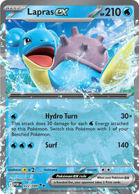 Lapras ex - 22/88 - Holofoil - NM - Double Rare - Perfect Order