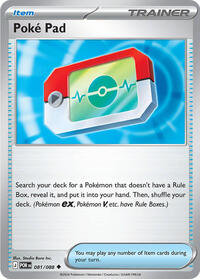 Poke Pad - 81/88 - Normal - NM - Uncommon - Perfect Order