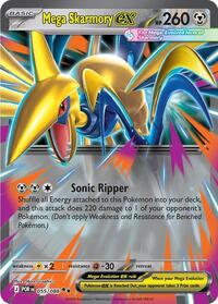 Mega Skarmory ex - 55/88 - Holofoil - NM - Double Rare - Perfect Order