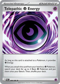 Telepathic Psychic Energy - 88 - Reverse Holofoil - NM - Rare - Perfect Order