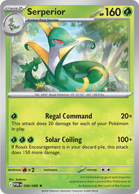 Serperior - 6 - Holofoil - NM - Rare - Perfect Order