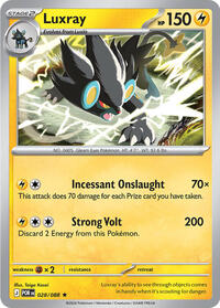 Luxray - 28 - Holofoil - NM - Rare - Perfect Order