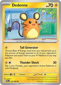 Dedenne 029 088 - 29 - Normal - NM - Common - Perfect Order