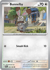 Bunnelby - 64 - Normal - NM - Common - Perfect Order