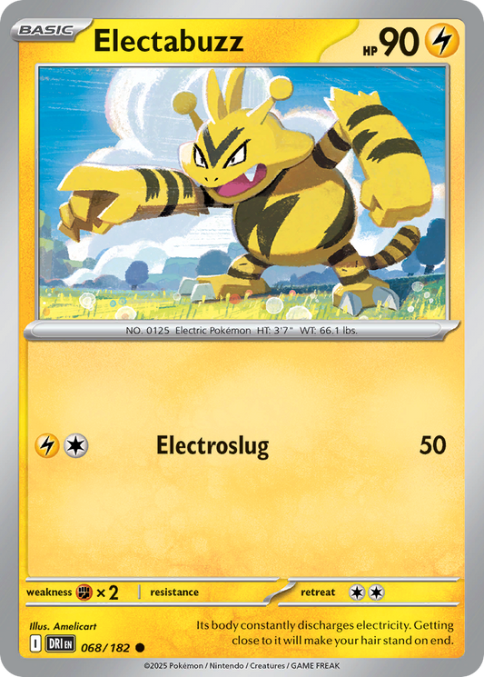 Electabuzz - 68/182 - Normal - NM - Common - Destined Rivals