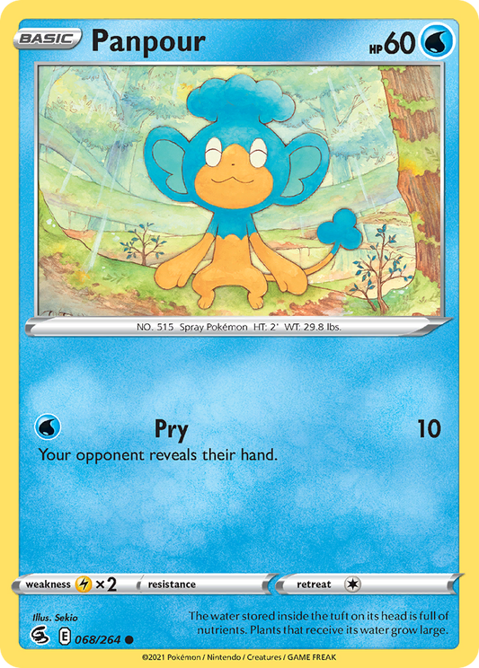 Panpour - 68/264 - Normal - NM - Common - Fusion Strike