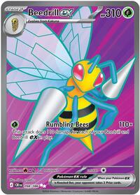 Beedrill ex - 98/86 - Holofoil - NM - Ultra Rare - Chaos Rising