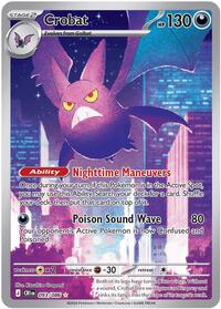Crobat - 93/86 - Holofoil - NM - Illustration Rare - Chaos Rising
