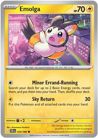 Emolga - 30/86 - Normal - NM - Common - Chaos Rising