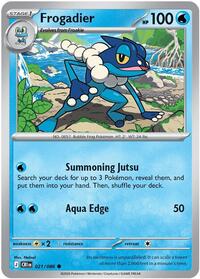 Frogadier - 21/86 - Normal - NM - Common - Chaos Rising