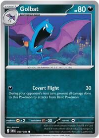 Golbat - 50/86 - Normal - NM - Common - Chaos Rising