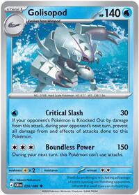 Golisopod - 26/86 - Normal - NM - Uncommon - Chaos Rising