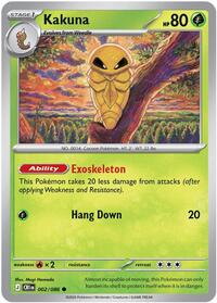 Kakuna - 2/86 - Normal - NM - Common - Chaos Rising