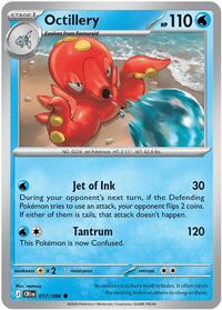 Octillery - 17/86 - Normal - NM - Common - Chaos Rising