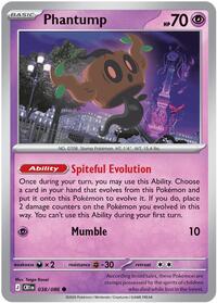 Phantump - 38/86 - Reverse Holofoil - NM - Common - Chaos Rising