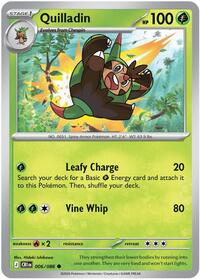 Quilladin - 6/86 - Normal - NM - Common - Chaos Rising