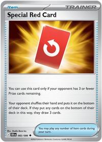 Special Red Card - 82/86 - Normal - NM - Uncommon - Chaos Rising