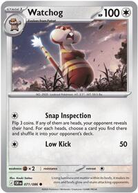Watchog - 71/86 - Normal - NM - Common - Chaos Rising