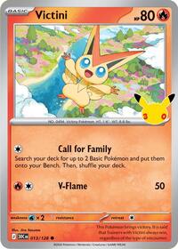 Victini - 13/128 - Holofoil - NM - Common - 30th Celebration