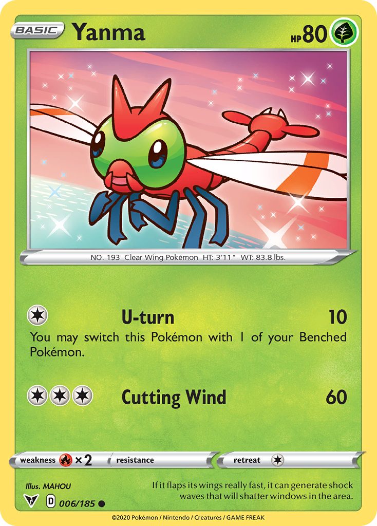 Yanma - 6/185 - Normal - NM - Common - Vivid Voltage