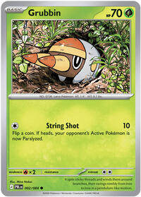 Grubbin - 2/84 - Reverse Holofoil - NM - Common - Pitch Black
