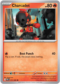 Charcadet - 11/84 - Reverse Holofoil - NM - Common - Pitch Black