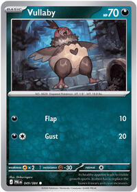 Vullaby - 49/84 - Reverse Holofoil - NM - Common - Pitch Black