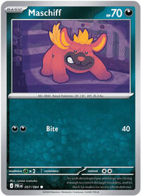 Maschiff - 57/84 - Normal - NM - Common - Pitch Black