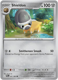 Shieldon - 61/84 - Normal - NM - Common - Pitch Black