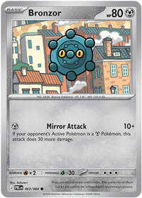 Bronzor - 63/84 - Normal - NM - Common - Pitch Black