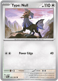 Type Null - 69/84 - Normal - NM - Common - Pitch Black