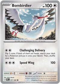Bombirdier - 71/84 - Reverse Holofoil - NM - Common - Pitch Black