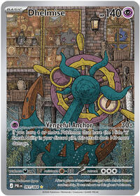Dhelmise - 91/84 - Holofoil - NM - Illustration Rare - Pitch Black