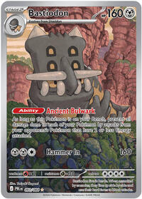 Bastiodon - 93/84 - Holofoil - NM - Illustration Rare - Pitch Black
