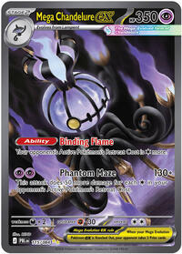 Mega Chandelure ex - 115/84 - Holofoil - NM - Special Illustration Rare - Pitch Black