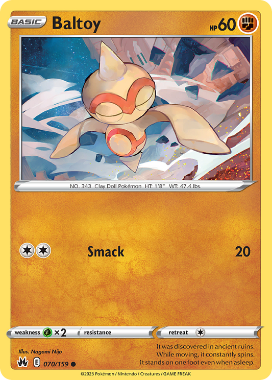 Baltoy - 70/159 - Normal - NM - Common - Crown Zenith