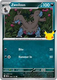 Zweilous - 98/128 - Holofoil - NM - Common - 30th Celebration