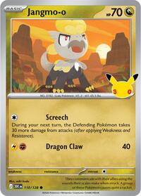 Jangmo o - 110/128 - Holofoil - NM - Common - 30th Celebration
