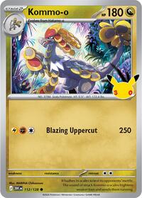 Kommo o - 112/128 - Holofoil - NM - Common - 30th Celebration