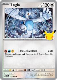 Lugia - 121/128 - Holofoil - NM - Rare - 30th Celebration