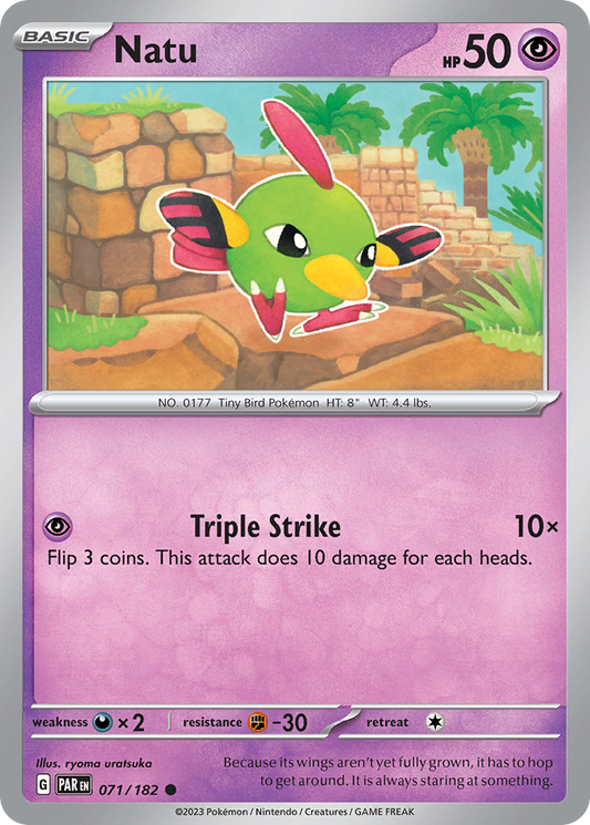 Natu - 71/182 - Normal - NM - Common - Paradox Rift